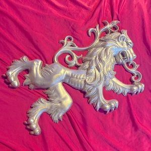 Handcrafted Metal Dragon Wall Sculpture